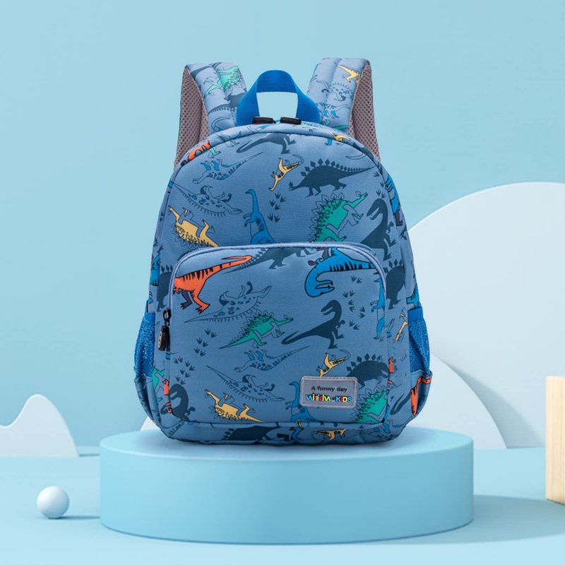 willikiva 3D Dinosaur Backpack Toddler Backpacks for Boys and Girls Kids Backpack Waterproof Preschool Safety Harness Leash (Light Blue)