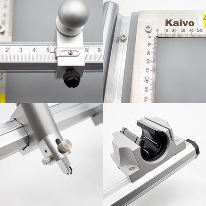 LeTkingok Glass Cutter Laboratory Use Glass Cutter Manual ITO Glass Based Silica Gel Board Cutting Machine 28x33CM (KVC370 Plus)