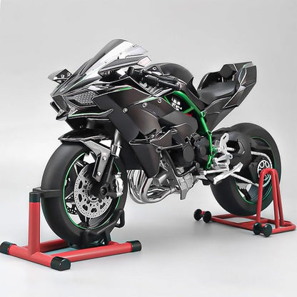 RC Motorcycle Model for Adult 1/7 Scale Remote Control Motorcycle V4 Top Edition with Ignition System &amp Smoke Spray for Biker