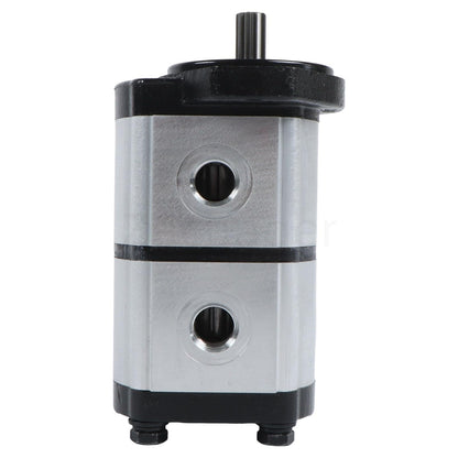 Zachager PGP51088G3LP Hydraulic Double Gear Pump Fast Response & Durable Hydraulic Gear Pump Direct Replacement for Suitable for AGT Skid Steer Loader KTT23 Series