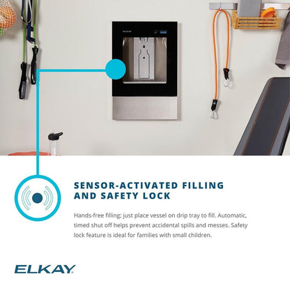 Elkay ezH2O Liv Built-in Filtered Water Dispenser, Non-refrigerated, Aspen White
