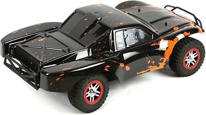 SummitLink Compatible Custom Body Muddy Orange Over Black Replacement for 1/10 Scale RC Car or Truck (Truck not Included) SS-BR-02