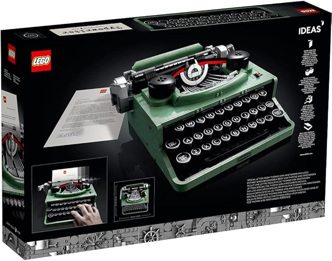 Lego 21327 Ideas The Vintage Writing Machine Original Gift Creative Hobby Kits for Adults Building Set