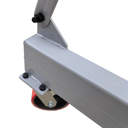 Extra-Large Size Adjustable Gantry Crane 4000 LB, Width 10.5 FT, Height Adjustable 9.84 FT~ 10 FT~ 12 FT ~ 13.78 FT, Portable Crane 2T with Chain Hoist, Trolley and Rigging Kit (4000 LBS)