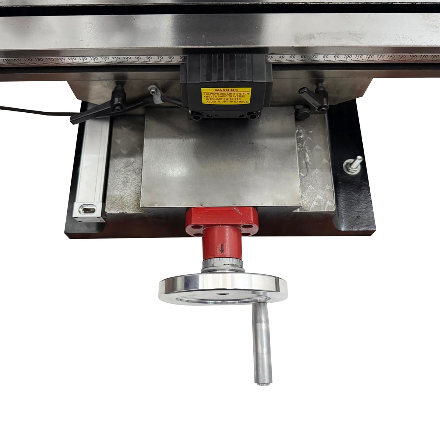 WYDDDARY 110V Mini Precision Milling and Drilling Machine 2HP Brushless, with 33.1"×8.3" Work Table, R8 Spindle 50-2250RPM, X-Axis Power Feed & 3-Axis DRO for Metal Wood DIY