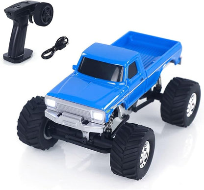 US in Stock JABAILE 3602 1/36 4WD 2.4G Radio Controlled Off Road Vehicles Mini Crawler Car Lipo Battery Lights RTR RC Toys Model Gift Hobby Model for Ages 14+