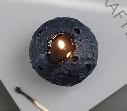Moon Shaped Scented Candle,100G Aroma Soy Wax Decorative Galaxy Series Candle for Table Photo Prop Birthday Gift,Prefect for Meditation Stress Relief Mood Boosting Bath Yoga