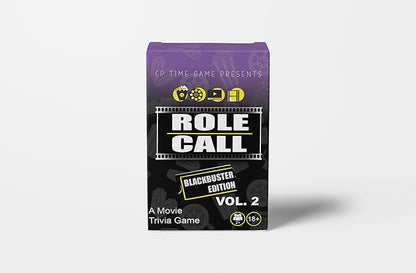 CP TIME Role Call: Blackbuster Edition - Movie Trivia Game for Adults Black Culture Games Family Fun Great for Family Game Nights! (Volume 2)