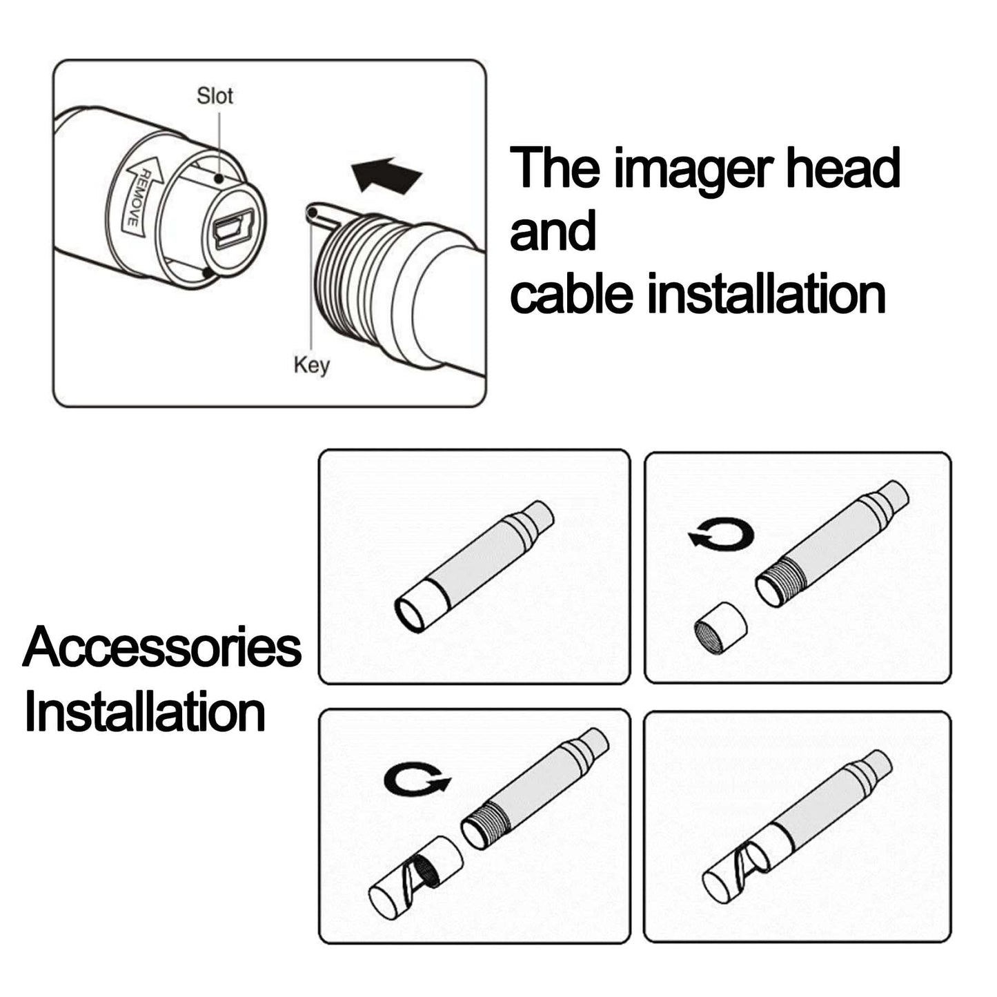 Autel MaxiVideo MV460 Digital Inspection Camera Video Scope Videoscope Endoscope 1920 * 1080 70° Field 7X Zoom LED Header Waterproof Cable Image Capture Video Recording Better MV108 MV105 MV160 MV400