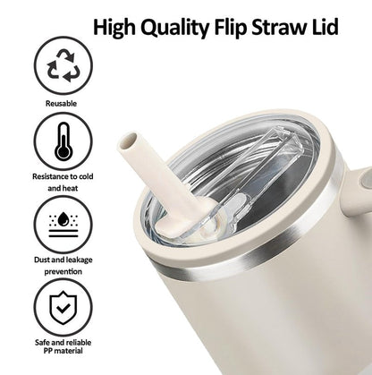 Stanley Lid Replacement 40 oz Cream 2.0 no Spill Lid Leak Proof Spill Proof Cup Lid Stanley Quencher Cup Lid Accessories