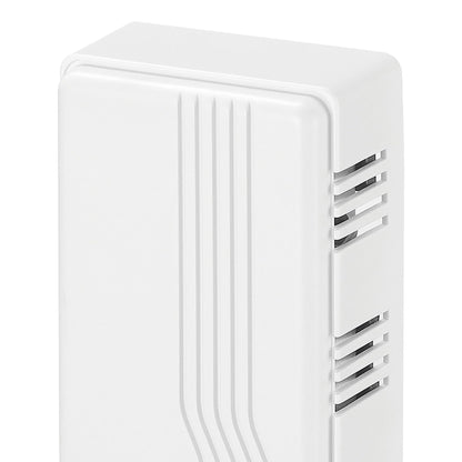 Heath Zenith Wired Mechanical Doorbell Chime, White, Plastic, Wired, 2 Tunes, Vertical, Horizontal, 80 dB, Button Not Included