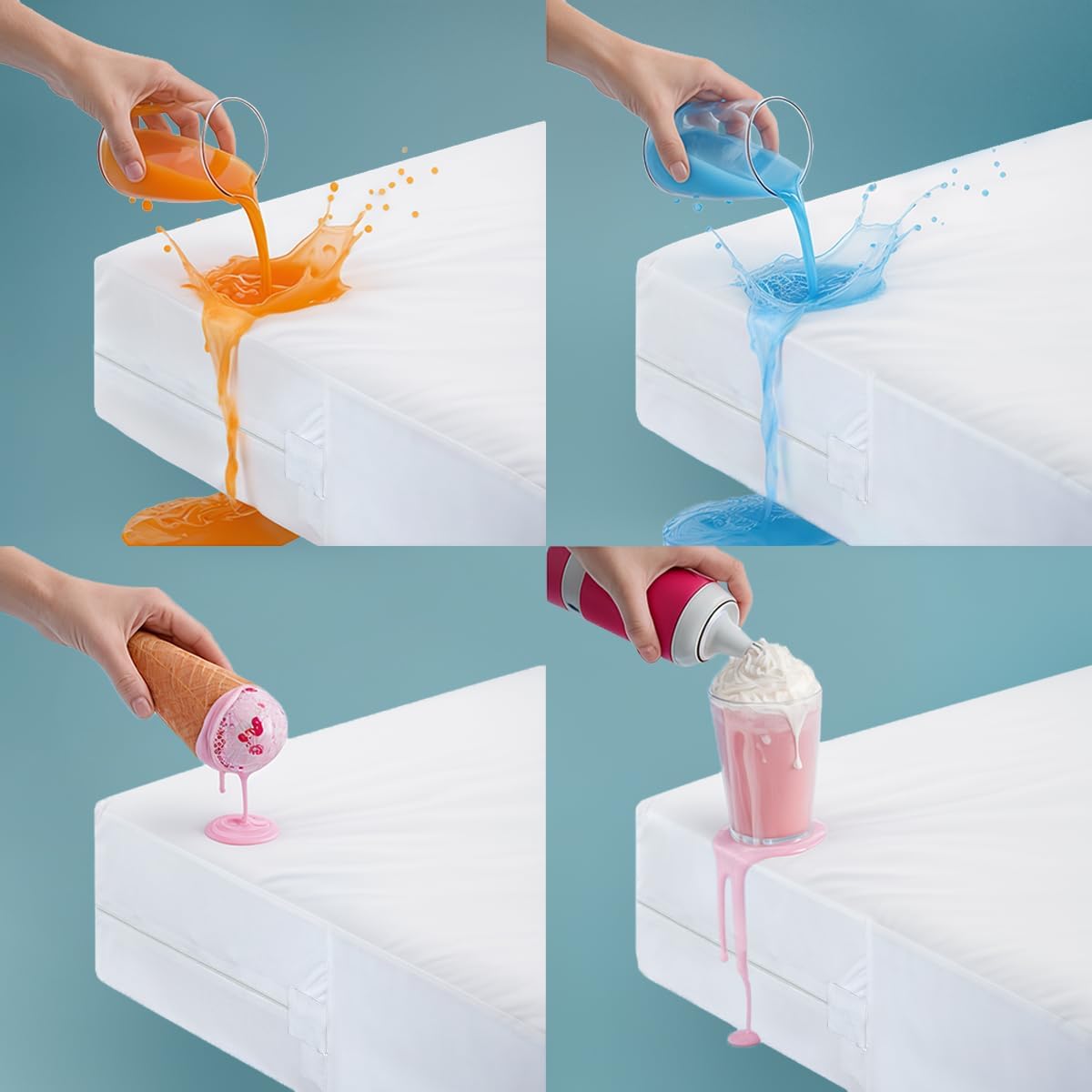 Utopia Bedding Mattress Protector - 100% Waterproof Twin Size Encasement | Pack of 2, Bed Bug & Dust Mite Proof