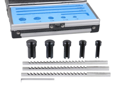 Accusize Industrial Tools No.00 Hss Keyway Broach Precision Sets in Fitted Wooden Box, 5100-0001