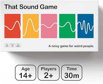 That Sound Game - Award Winning - Party Sound Guessing Game for Adults and Teens Board Game for 2+ Players Ages 14 and Up