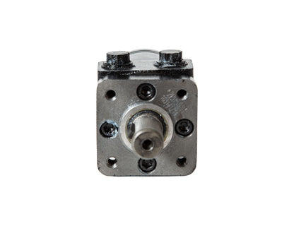 Buyers Products CM004P Hydraulic Motor, 4 Bolt Mount Type, 0.25 Inch Shaft Keyway, 1 Inch Round Shaft, 1/2 Inch NPT, 3.1 CIR Displacement