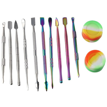Uniquer 14Pcs Carving Tool Set for Wax with Box Double Head Wax Carving Sculpting Tools for Wood, Wax, Jewelry, Clay, Pottery