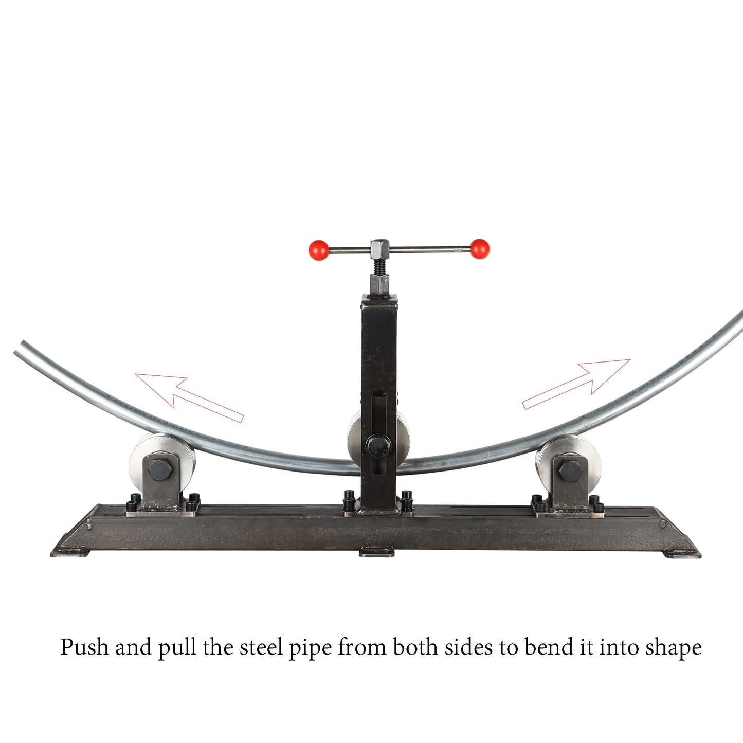 Manual Greenhouse Pipe Bender Bender Tool, Heavy Duty Metal Tube Bending Machine for DN15 DN20 Pipes, Greenhouse Hoop Tubing Bend Easily, up to 12FT