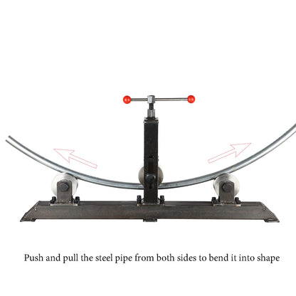 Manual Greenhouse Pipe Bender Bender Tool, Heavy Duty Metal Tube Bending Machine for DN15 DN20 Pipes, Greenhouse Hoop Tubing Bend Easily, up to 12FT