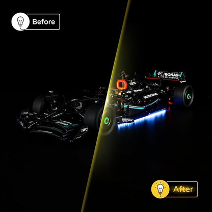 YEABRICKS LED Light for 42171 Technic Mercedes-AMG F1 W14 E Performance Building Blocks Model (Building Set NOT Included)