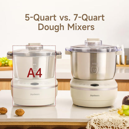 Joydeem HMJ-A701 Electric Dough Maker (7.4Qt) with Ferment Function - Ideal for Bread, Pizza, Sourdough & Dumpling Dough Mixer