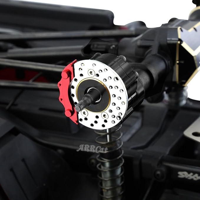Brass Outer Portal Drive Housing Knuckle Cover Upgrades Part for TRX-4/TRX-6 Crawler RC Car 8PCS Outer Portal Drive Housing Knuckle CoverBlack