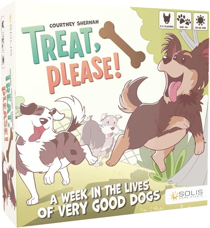 Treat Please! A Family Board Game About a Week in The Lives of Very Good Dogs! | 2-4 Players | Perfect for Families Ages 10+ | 20-30 Minutes