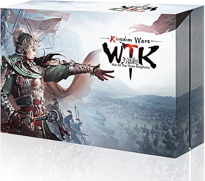 WTK: Kingdoms Wars - Historical Strategy War Card Board Game Sanguosha Guozhan Expansion for 2-10 Players Age for 14+ time with 20-40min