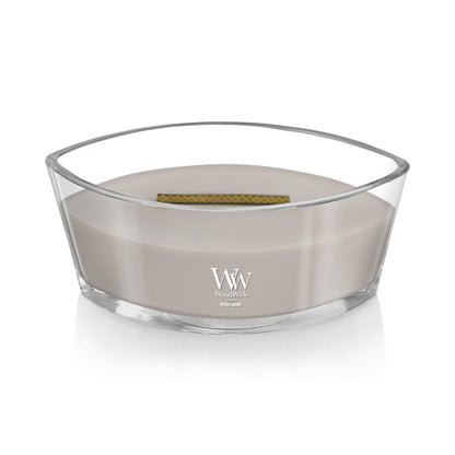 WoodWick Wood Smoke Holiday Candle Gifts for Women and Men, 16 oz Ellipse Candle with Crackling Wick