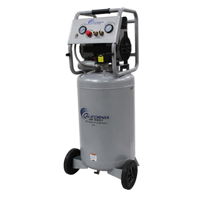 California Air Tools 20020 2.0 HP Ultra Quiet and Oil-Free Air Compressor with Wheels, 20 Gallon Tank Capacity, 70 dB Noise Level, Electric, Portable