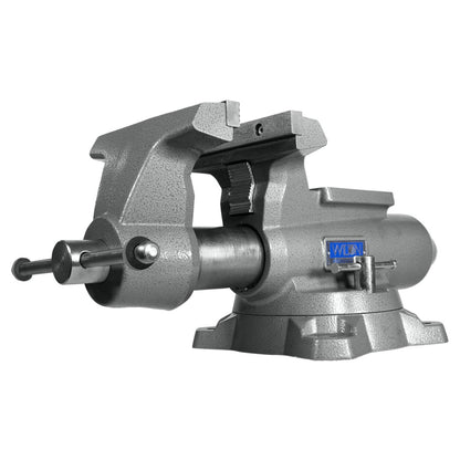 Wilton Mechanics Pro Bench Vise, 8" Jaw Width, 8-1/2" Jaw Opening, 4-1/2" Throat (Model 880M), Grey