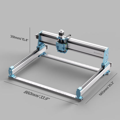 Genmitsu XZ-axis Extension Kit for 4040-PRO/4040-PRO MAX CNC Router Machine, with Linear Rails Driven, for Large Wood Engraving Carving Projects, Extend X-axis to 600mm, Upgrade 4040 to 6040/6060