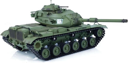 US in Stock TD 1/16 RC Tank Model Plastic for M60A3 USA RC Infrared Battle Tanks Model 320°Turret Rotation Light Sound Smoke Unit for Hobby BB Shooting Airsoft Tank That Shoot