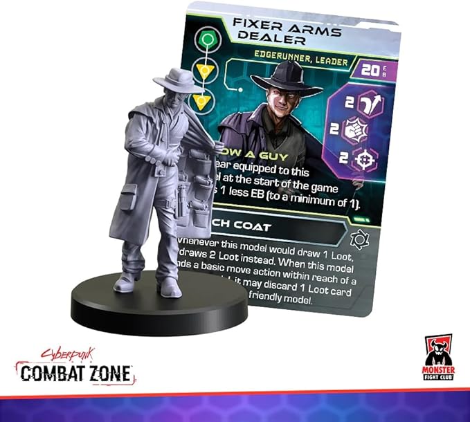 Monster Fight Club Cyberpunk Red Combat Zone Miniatures: Edgerunners 2 Starter Gang