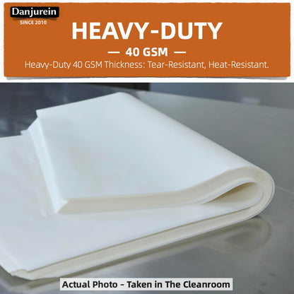 12x16 Inch - 2400 Bulk Sheets Precut Parchment Paper, Heavy-Duty Non-Stick Half-Sheet Liners for Baking Grilling Steaming Bread Cup Cake Cookie and More (White, 12"×16" (30.5×40.6cm) 2400 sheets)