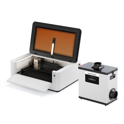 LaserPecker LX2 20W Laser Engraver Cutter+Desktop Smoke Purifier for LX2
