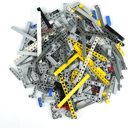 582pcs Technical Parts and Pieces Beams Axles Connectors Bricks Sets Compatible with Technical Chassis Frame Liftarm and Pins Building Blocks Accessories Robot Kits Bulk Toys
