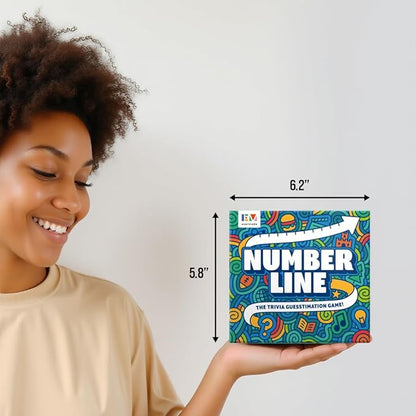 Evermade Number Line – The Trivia Party Game for Adults Families &amp Game Night That Sparks Fun Conversation &amp Clever Thinking (Over 700 Facts Ages 12+)