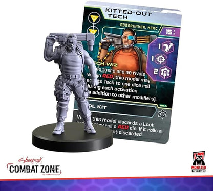 Monster Fight Club Cyberpunk Red Combat Zone Miniatures: Edgerunners 2 Starter Gang