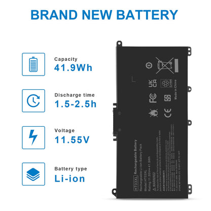 HT03XL L11119-855 Laptop Battery for HP Pavilion 15-DA 15-DB 15-DW 15-DY 14-CE 14-CF 14-DF 17-by 17-CA Series, 14M-DH0003DX 14M-DH1003DX 15T-DA000 15T-CS200 LPD1071 15-DB0004DX 15-CW1XXX 15T-CS300
