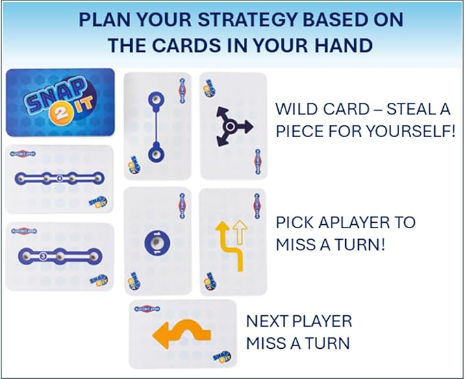 Snap 2 It® Board Game Game of The Year Finalist A Race to Light Up The Game Will You Be First? for Kids and Adults – Promotes Creativity and Problem Solving STEM Toy