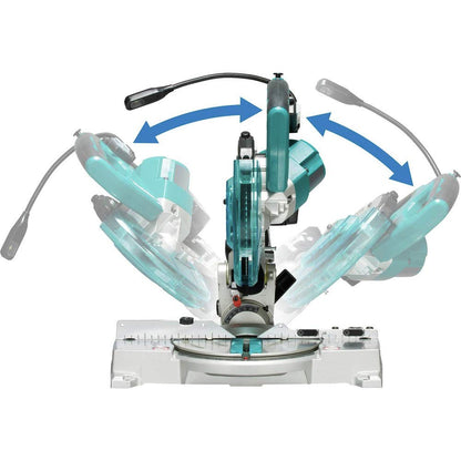 Makita XSL05Z 18V LXT Lithium-Ion Brushless Cordless 6-1/2" COMPACT Dual-Bevel Compound Miter Saw with Laser, TOOL Only