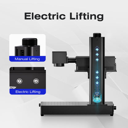 ComMarker Omni1 5W UV Engraving Machine with Electric Lifting 2 Optional Lenses, Support EZCAD and LightBurn Laser Engraver, Unlock All Material with UV Laser