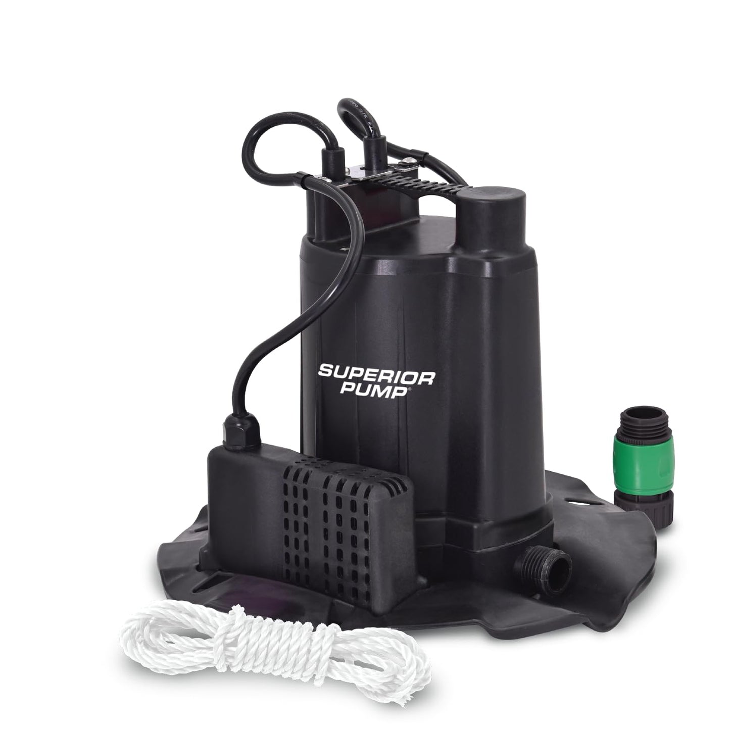Superior Pump 92392 1/4 HP Automatic Pool Cover Pump, Capacity of up to 1380 GPH