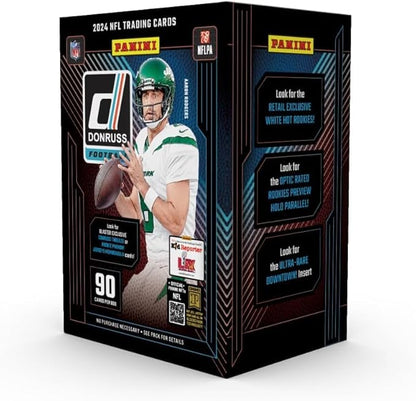 2024 Panini Donruss Football Trading Cards Blaster Box (Downtown Inserts)