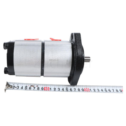 Zachager PGP51088G3LP Hydraulic Double Gear Pump Fast Response & Durable Hydraulic Gear Pump Direct Replacement for Suitable for AGT Skid Steer Loader KTT23 Series