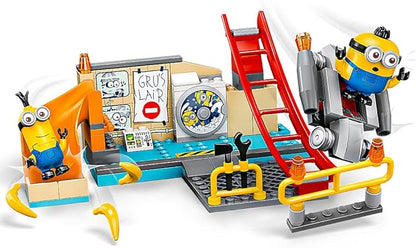 LEGO The Rise of Gru: Minions in Gru’s Lab (75546) Building Toy for Kids an Exciting Toy Lab Set with Kevin and Otto Minion Figures New 2021 (87 Pieces)