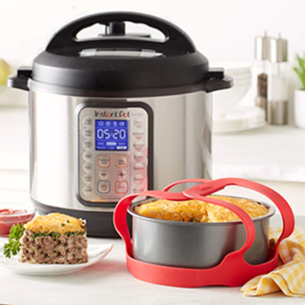 Instant Pot Official Cooking and Baking Set, Fits 6QT/8QT Electric Pressure Cooker and Duo Crisp Air Fryer Lid Combo, 8-Piece, Assorted