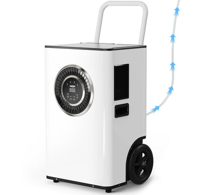 ALORAIR 110 PPD Commercial Dehumidifier with Pump & Drain Hose, LGR Tech Dehumidifiers for Large Room, Basement, Warehouse, Industrial Space, 6 Years Limited Warranty, Sentinel Elite50X
