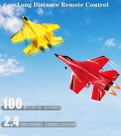 Foam rc Airplanes for Ages Over 14 Years Old and AdultsRemote Control Fighter JetHobby Plane Toys Gifts for Teen
