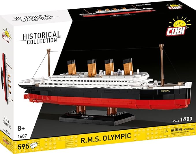 COBI Historical Collection Great War R.M.S. Olympic /1911 Building Set 595 Pieces